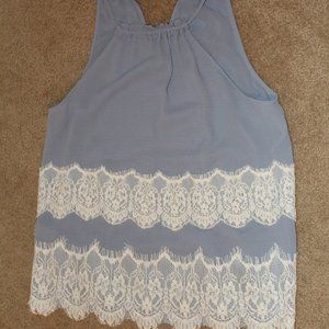LOFT Tie Neck Camisole Shirt - Size Small